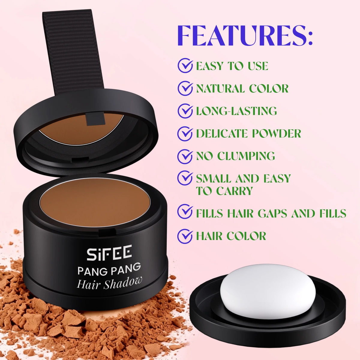 Beauty Hairline Powder Shadow Powder for Edges and Thinning Hair