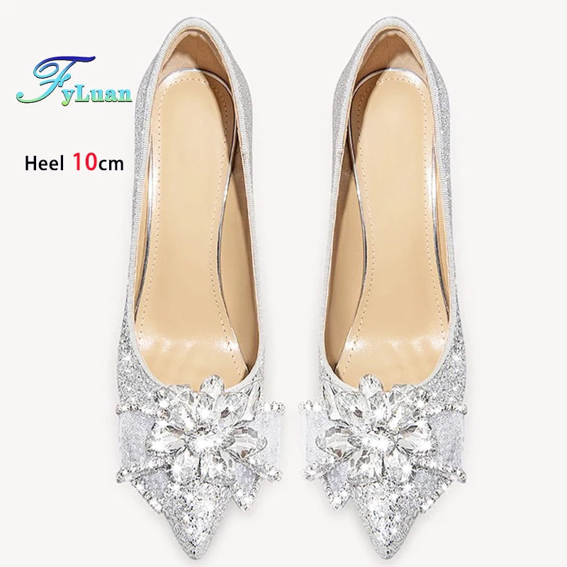 Multicolor Print Pointed Toe Pumps