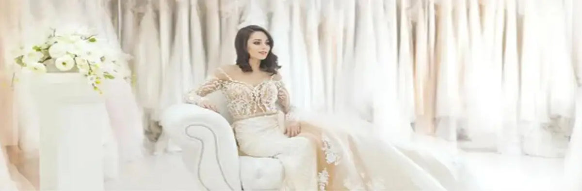 Gold Mermaid Evening Gown with Lace Sleeve