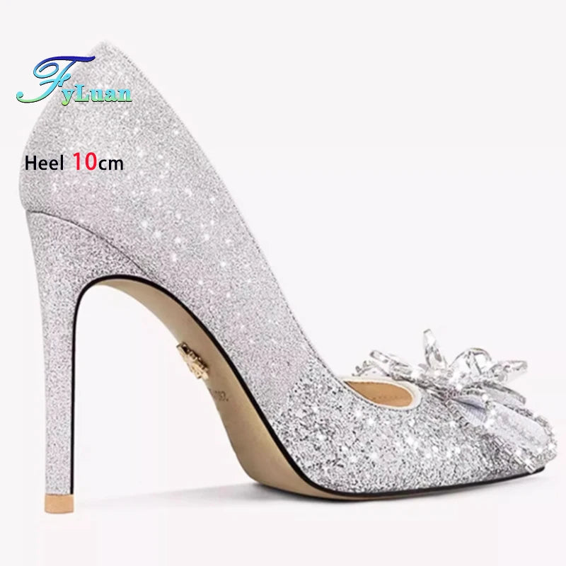Multicolor Print Pointed Toe Pumps