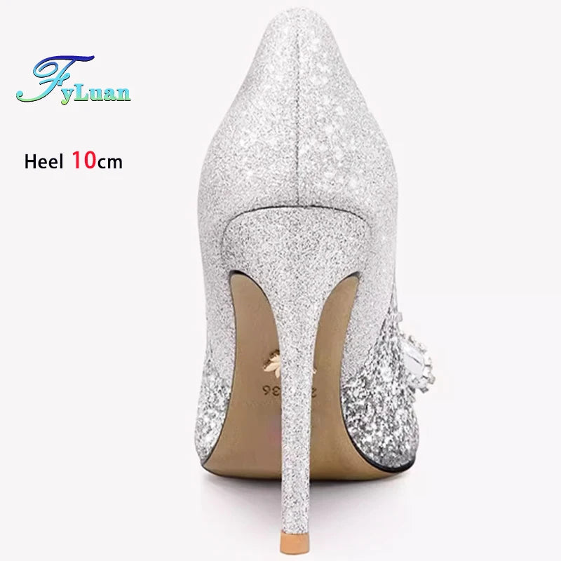Multicolor Print Pointed Toe Pumps